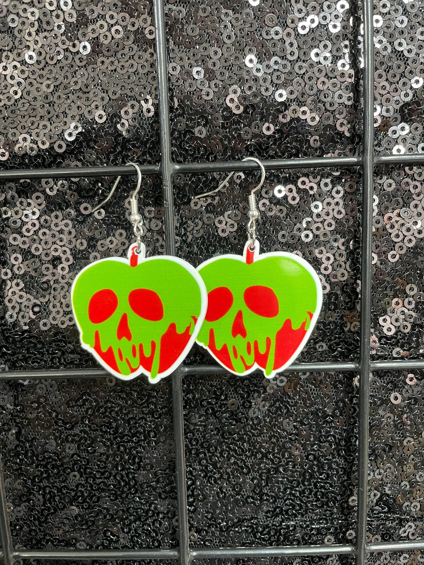 Poison apple earrings