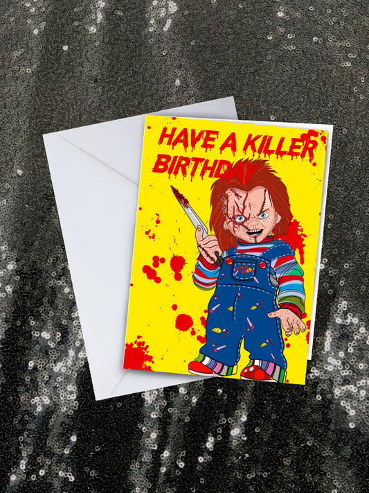Killer birthday Greetings Card