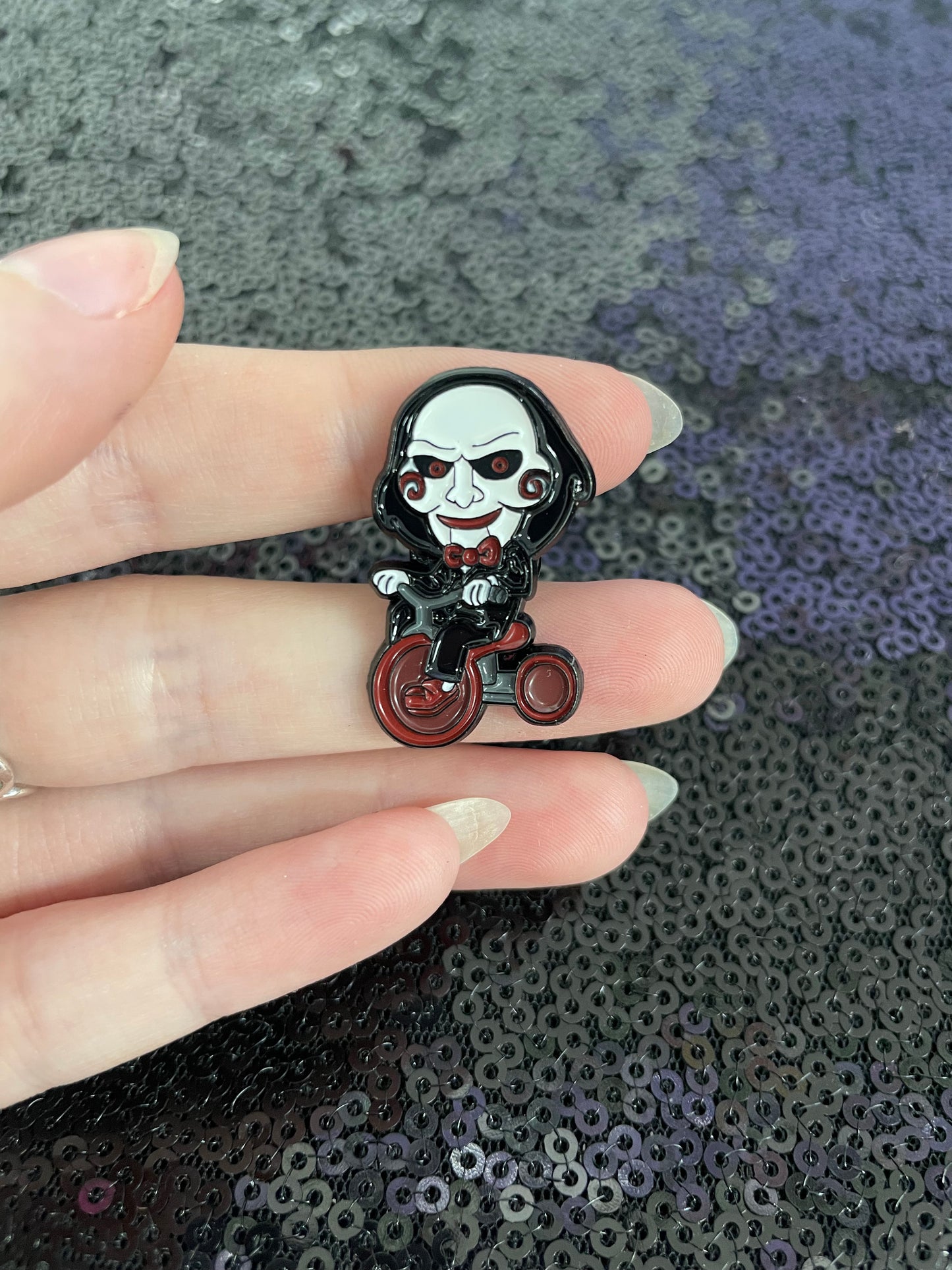 Billy enamel pin