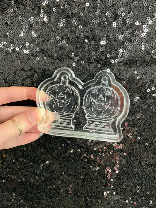 Halloween town pumpkins silicone earring mould