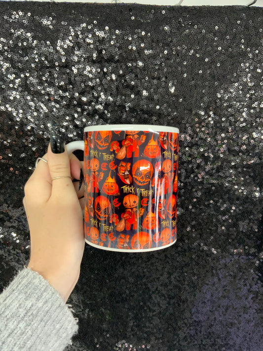 Trick r treat wrapped Mug
