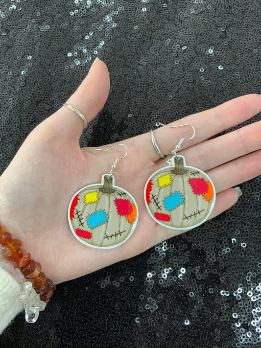 Sally pumpkins earrings