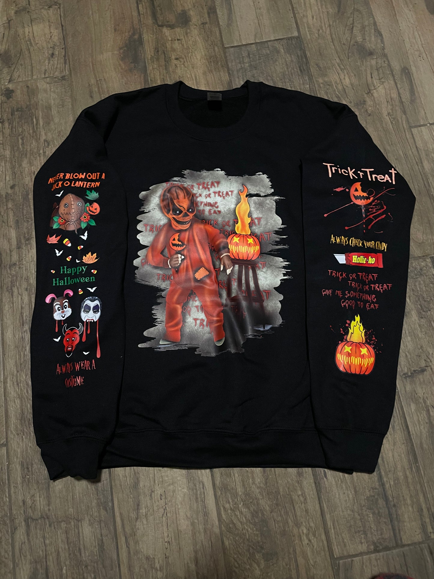 Sam: rules of Halloween sweatshirt black (PREORDER)