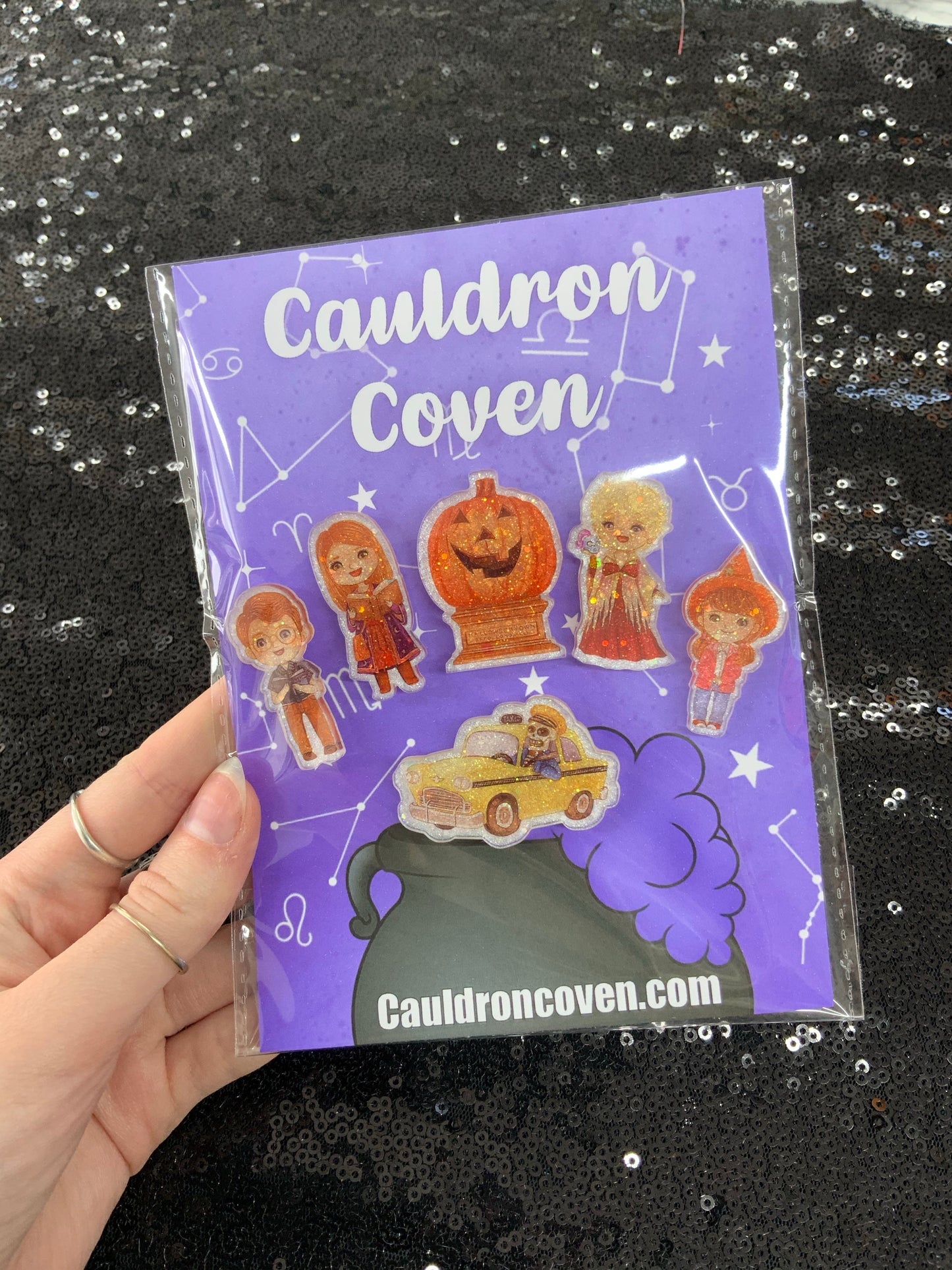 Halloween town set of 6 acrylic pins