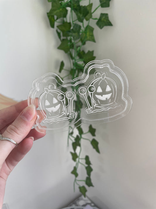 Pumpkin Garry silicone earring mould