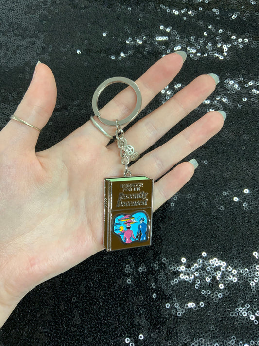 Book for the recently deceased keychain