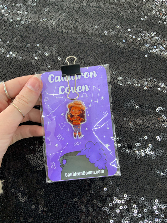 Freddy princess acrylic pin