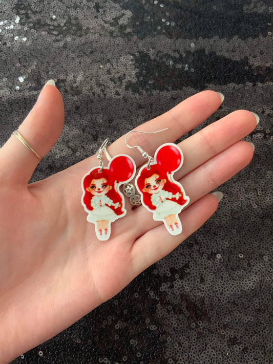 Pennywise princess earrings