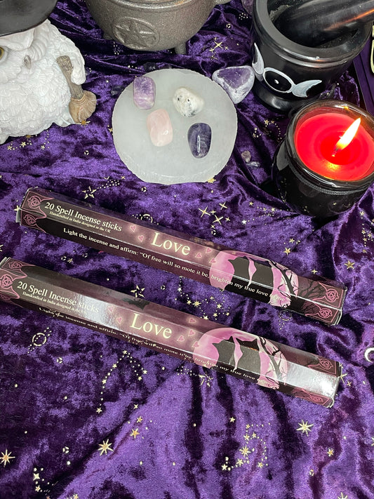 Love spell incense sticks