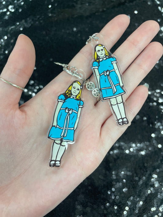 The twins deluxe acrylic earrings
