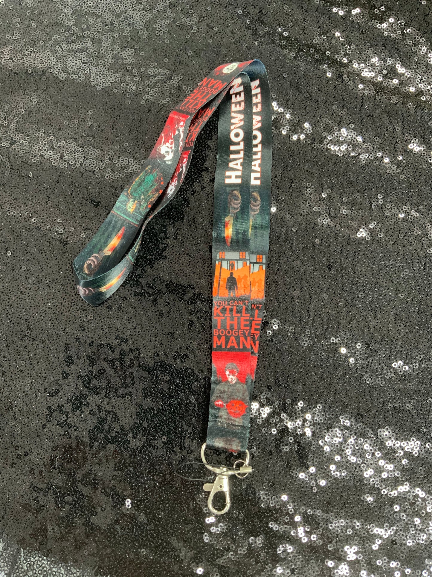 Halloween bogey man lanyard